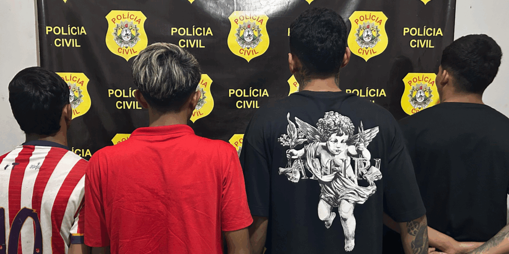 TARAUACÁ: POLÍCIA CIVIL APREENDE QUADRILHA DE MENORES INFRATORES RESPONSÁVEL POR SÉRIE DE ASSALTOS NO MUNICÍPIO