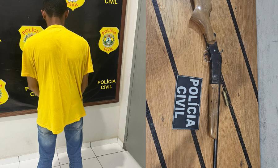 Homem é preso em Marechal Thaumaturgo por posse ilegal de arma de fogo