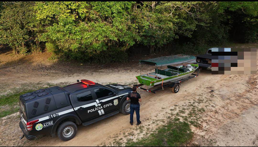 Polícia Civil recupera em Cruzeiro do Sul lancha furtada avaliada em R$ 25 mil