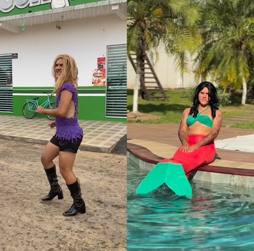 De Joelma do Japiim à Sereia do Morango do Amor: André Nascimento viraliza nas redes sociais em Mâncio Lima