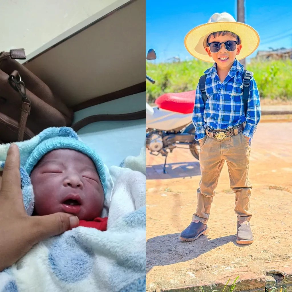 Nascido com dente e cordão enrolado no pescoço, menino no Juruá é celebrado como milagre pela família