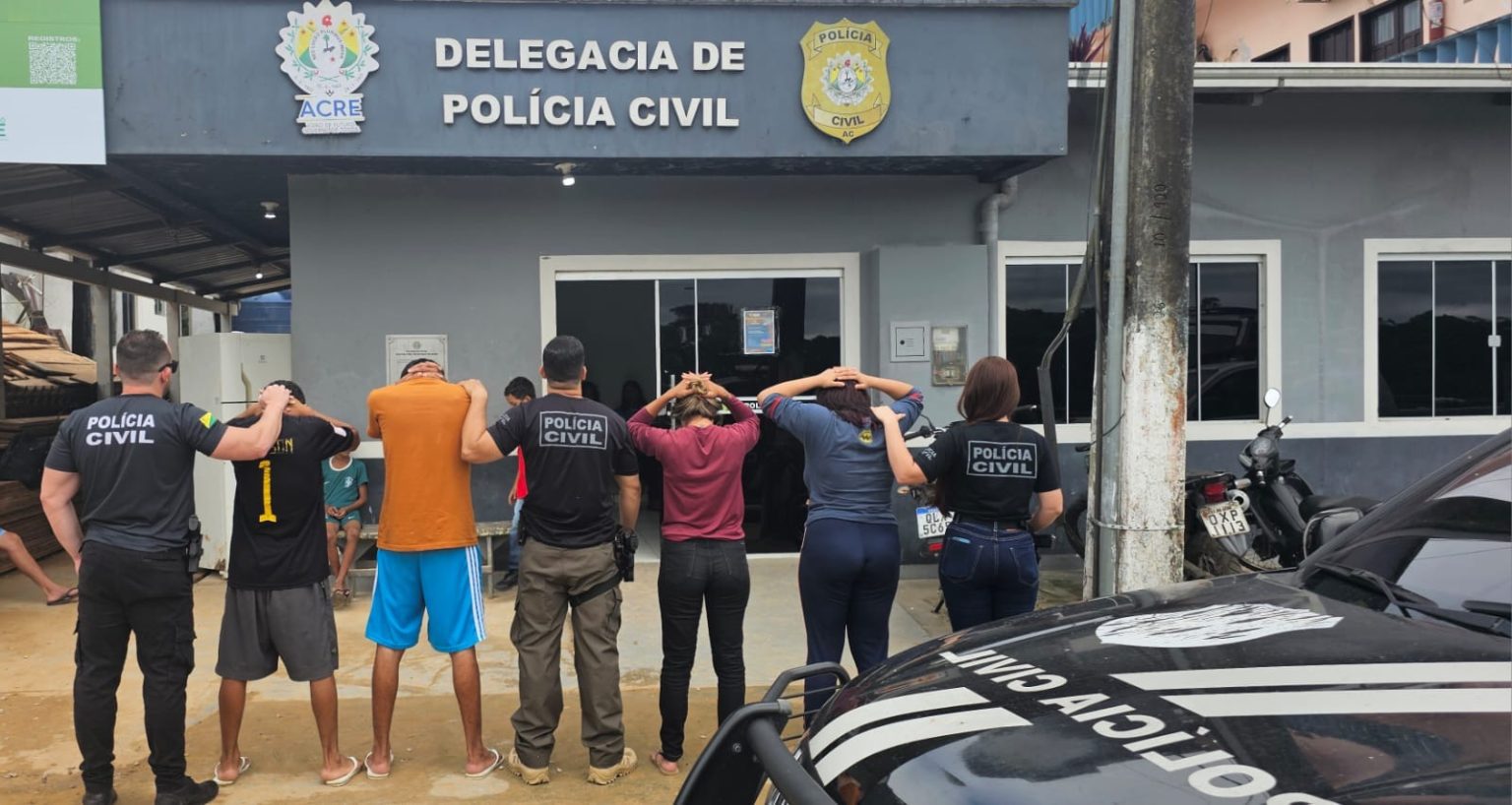 Polícia Civil apreende quatro adolescentes ligados a facção criminosa em Marechal Thaumaturgo