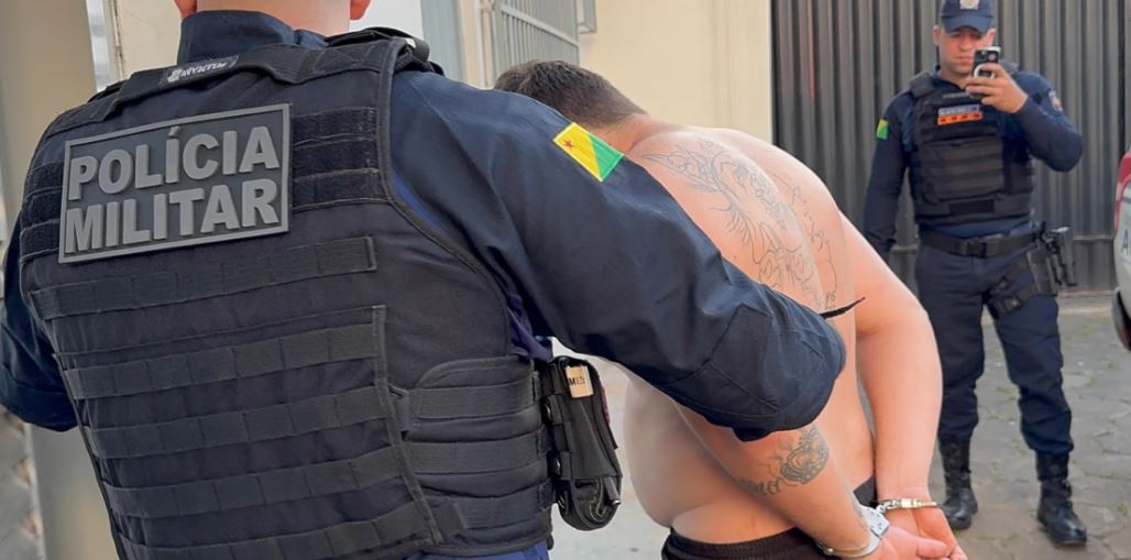 Suspeitos de tentar matar homem a tiros durante ‘disciplina’ são presos pela PM em Rio Branco