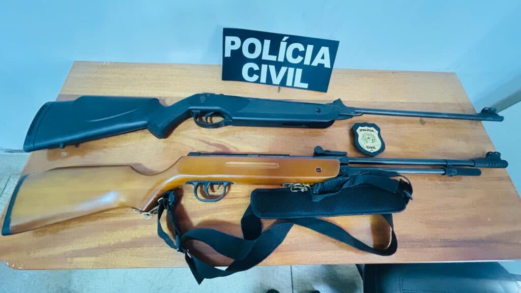 Duas armas de fogo são apreendidas pela Polícia Civil em Tarauacá durante operação policial