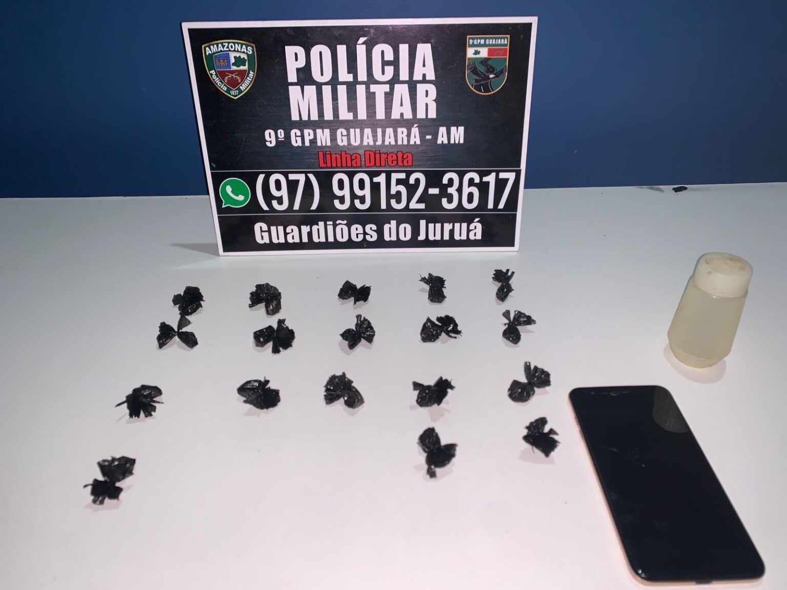 Homem é preso por tráfico de drogas no município de Guajará (AM)